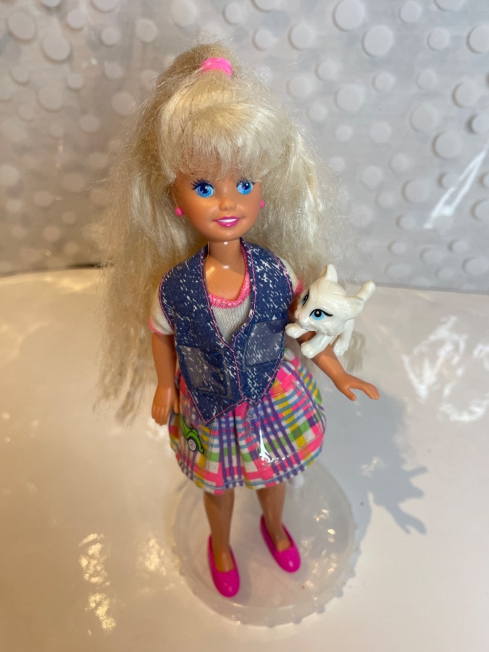 Vintage 1994 🎒🛝Stacie Polly Pocket doll - Picture 13 of 16